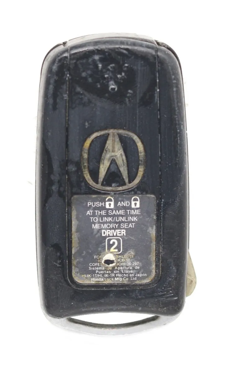 Unrefurbished OEM Acura MLBHLIK-1T Driver 2 4 Button Key Fob - Grade C