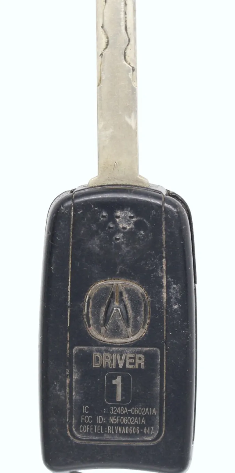 Unrefurbished OEM Acura N5F0602A1A Driver 1 4 Button Key Fob - Grade C
