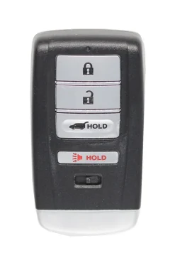 Unrefurbished OEM Acura 72147-TJB-A11 KR5T21 4 Button Driver 2 Key Fob - Grade A