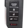 Unrefurbished OEM Acura 72147-TYA-C01 A3C01044610Q0 KR5BTP Driver 1 5 Button Key Fob - Grade C