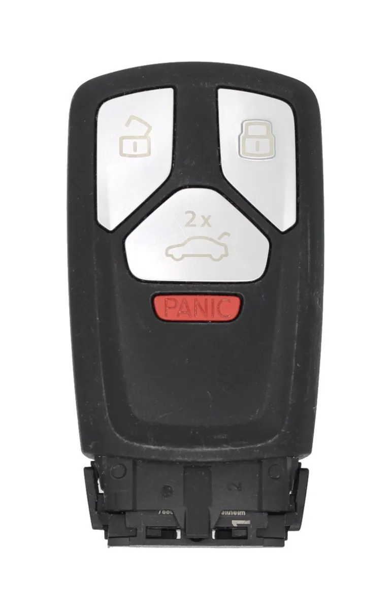 Unrefurbished OEM Audi IYZ-AK01 4 Button Key Fob - Grade A