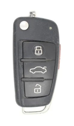 Unrefurbished OEM Audi 8P0837220 NBG 009272 T 4 Button Key Fob - Grade C