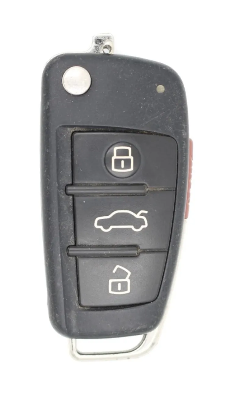 Unrefurbished OEM Audi 8P0837220 NBG 009272 T 4 Button Key Fob - Grade C