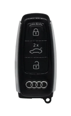 Unrefurbished OEM Audi S IYZ-AK2 4 Button Key Fob - Grade C