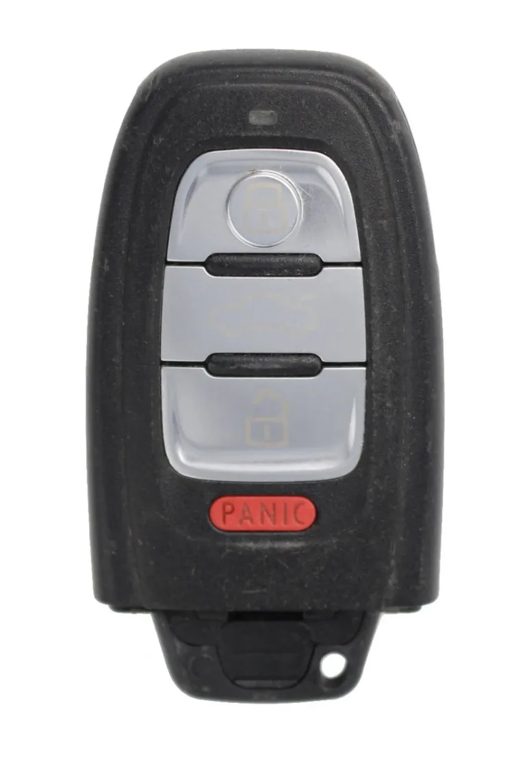 Unrefurbished OEM Audi 8T0 959 754 8K0 959 754 IYZFBSB802 4 Button Key Fob w/out Comfort Access - Grade A