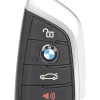 Unrefurbished OEM BMW N5F-ID21A Key Fob 4 Button - Grade C
