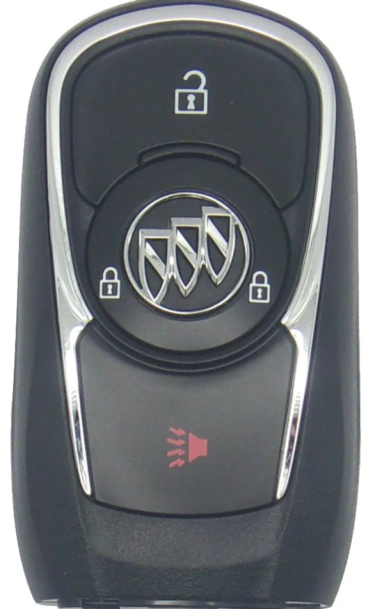 Unrefurbished OEM Buick 13532390 3 Button Key Fob - Grade A
