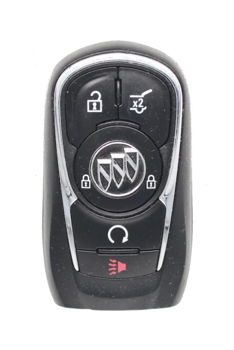 Unrefurbished OEM Buick 13584500E | 13508406A HYQ4AA 5 Button Key Fob - Grade A