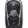 Unrefurbished OEM Buick 13532390 HYQ4AA 3 Button Key Fob - Grade C