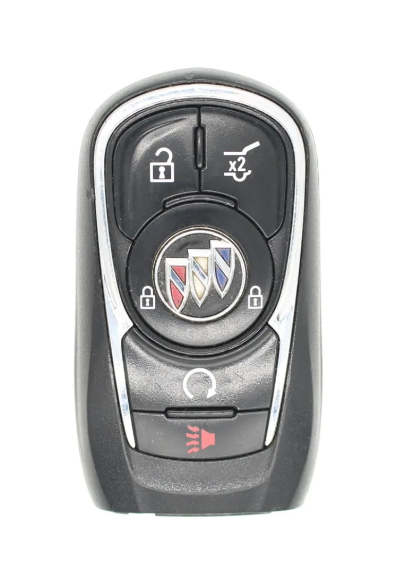 Unrefurbished OEM Buick HYQ4EA 5 Button Key Fob w/ Remote Start - Grade C