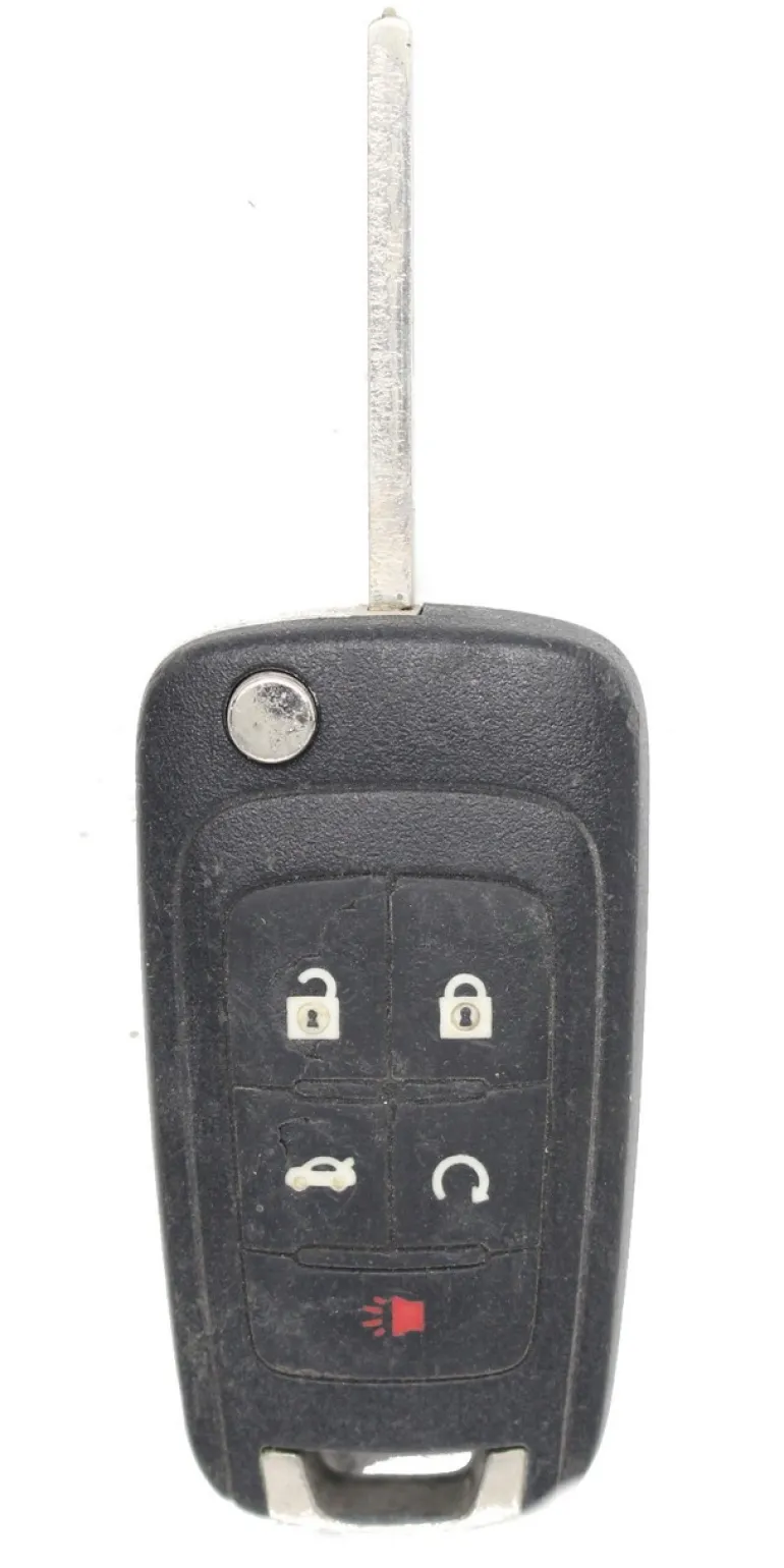 Unrefurbished OEM Buick 13500226 V2T01060512 OHT01060512 5 Button Key Fob - Grade C