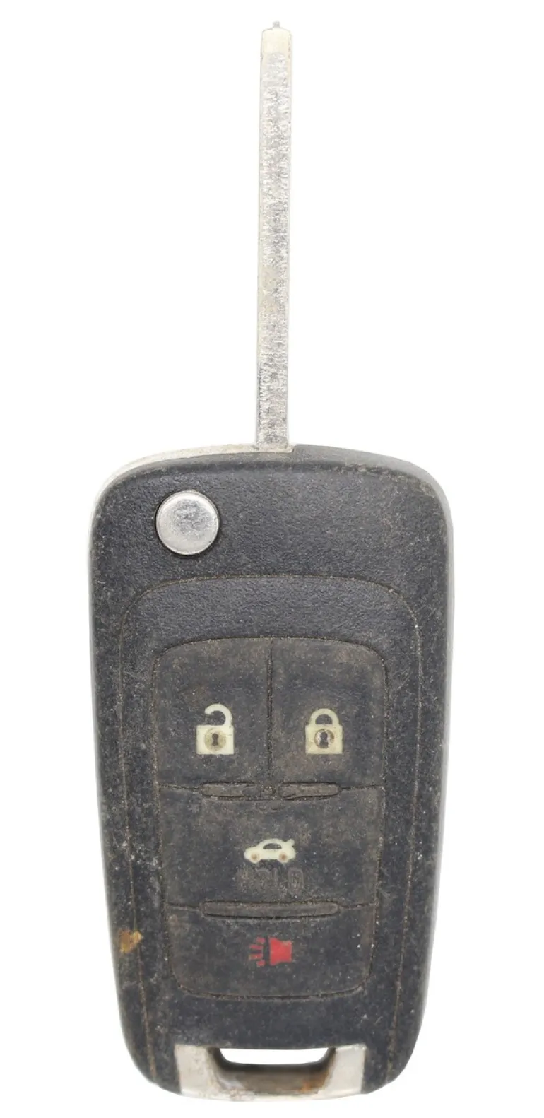 Unrefurbished OEM Buick 13504205 | 13500227 | 5912555 V2T-01060512 OHT01060512 4 Button Key Fob - Grade C