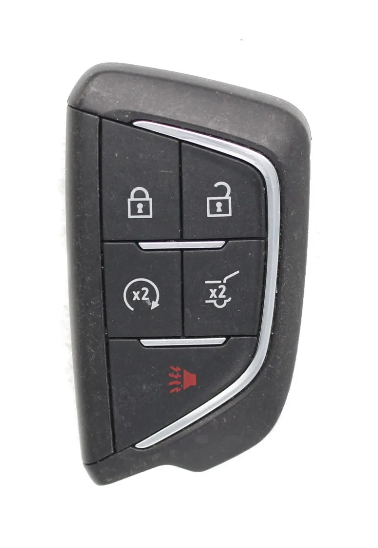 Unrefurbished OEM Cadillac 13560554 | 13553714 5 Button Key Fob - Grade C