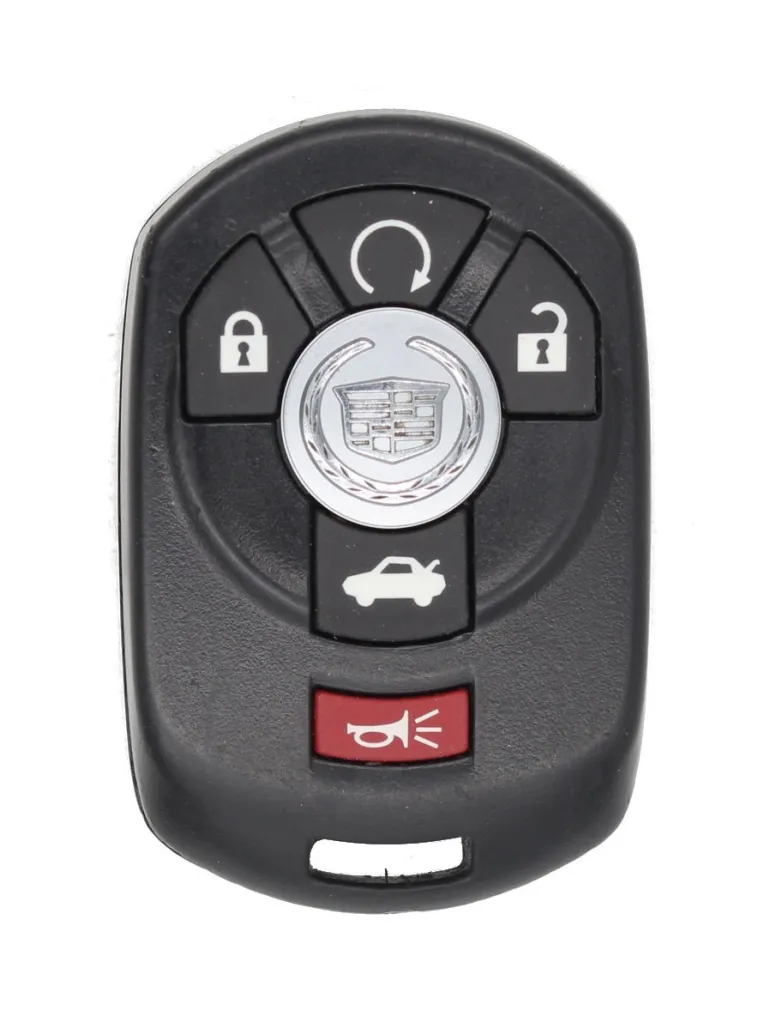 Unrefurbished OEM Cadillac 15212382 5 Button Memory 2 Key Fob - Grade C