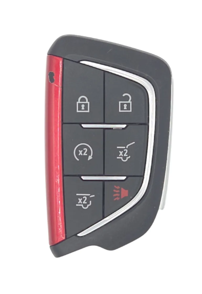 Unrefurbished OEM Cadillac 84570459 6 Button Key Fob - Grade C