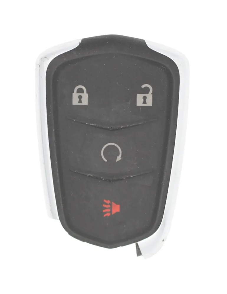Unrefurbished OEM Cadillac 13591382B HYQ2EB 4 Button Key Fob w/ Remote Start - Grade C
