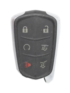 Unrefurbished OEM Cadillac HYQ2AB 6 Button Key Fob - Grade C