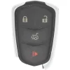 Unrefurbished OEM Cadillac HYQ2AB 4 Button Key Fob w/ Trunk Release - Grade C