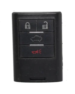 Unrefurbished OEM Cadillac M3N5WY7777A 4 Button Key Fob - Grade C