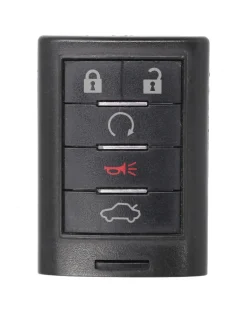 Unrefurbished OEM Cadillac M3N5WY7777A 5 Button Key Fob - Grade C