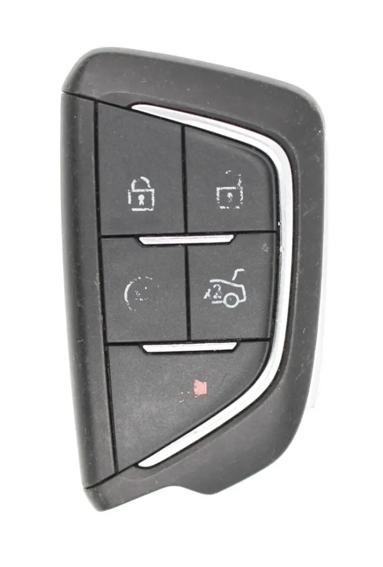 Unrefurbished OEM Cadillac YG0G20TB1 5 Button Key Fob - Grade C