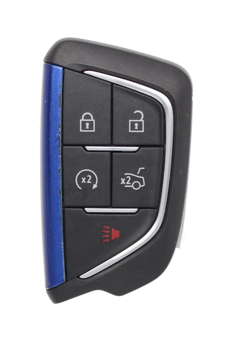 Unrefurbished OEM Cadillac 85541925 YG0G20TB1 5 Button Key Fob - Grade C