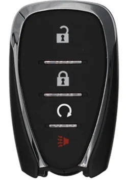 Unrefurbished OEM Chevrolet 13564991 HYQ4ES 4 Button Key Fob - Grade A