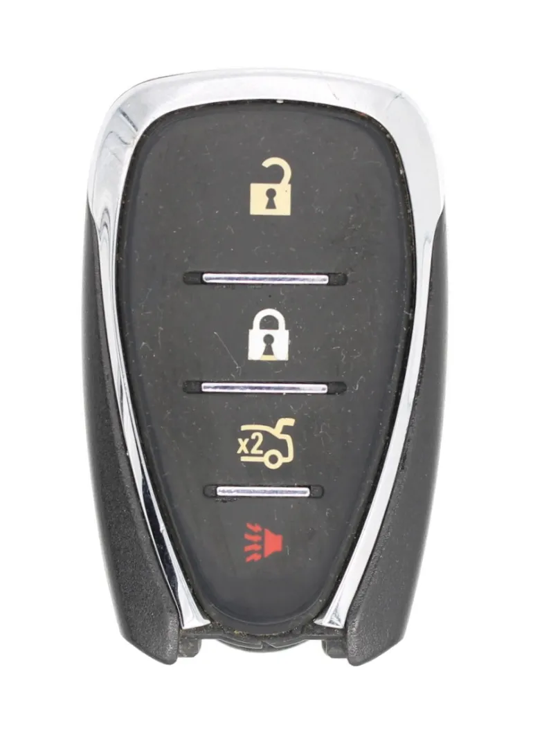 Unrefurbished OEM Chevrolet 13522890B HYQ4ES 4 Button Key Fob - Grade C