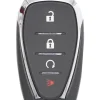Unrefurbished OEM Chevrolet 13530712A HYQ4ES 4 Button Key Fob - Grade A