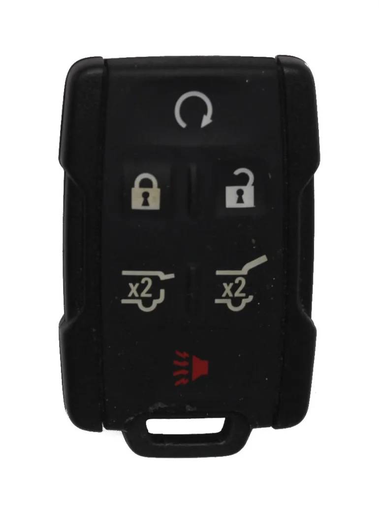 Unrefurbished OEM Chevrolet M3N-32337100 6 Button Key Fob - Grade C