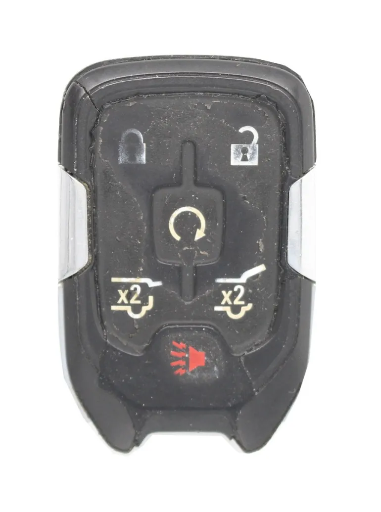 Unrefurbished OEM Chevrolet HYQ1AA 6 Button Key Fob - Grade C