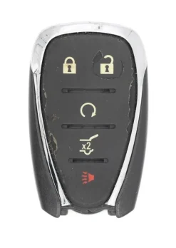 Unrefurbished OEM Chevrolet 13529650A 13584498F HYQ4AA 5 Button Key Fob - Grade C