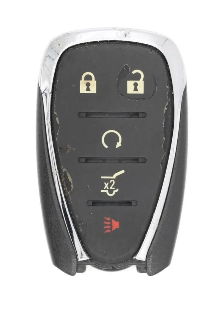 Unrefurbished OEM Chevrolet 13529650A 13584498F HYQ4AA 5 Button Key Fob - Grade C