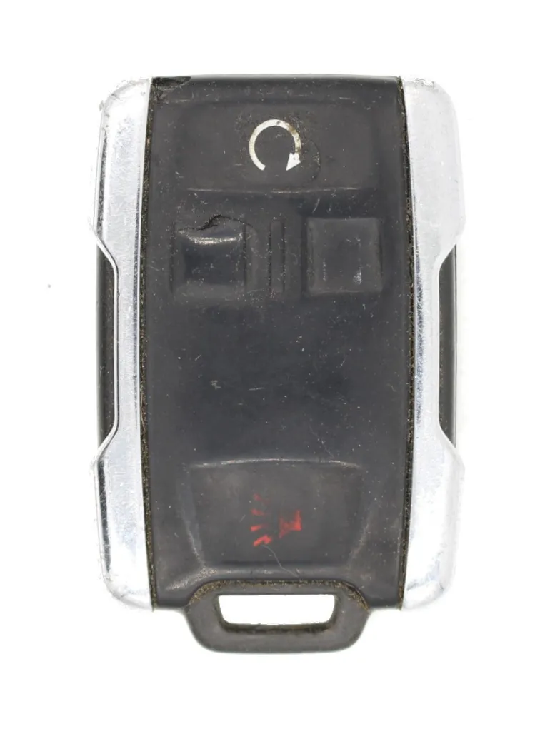 Unrefurbished OEM Chevrolet M3N-32337100 4 Button Key Fob - Grade C