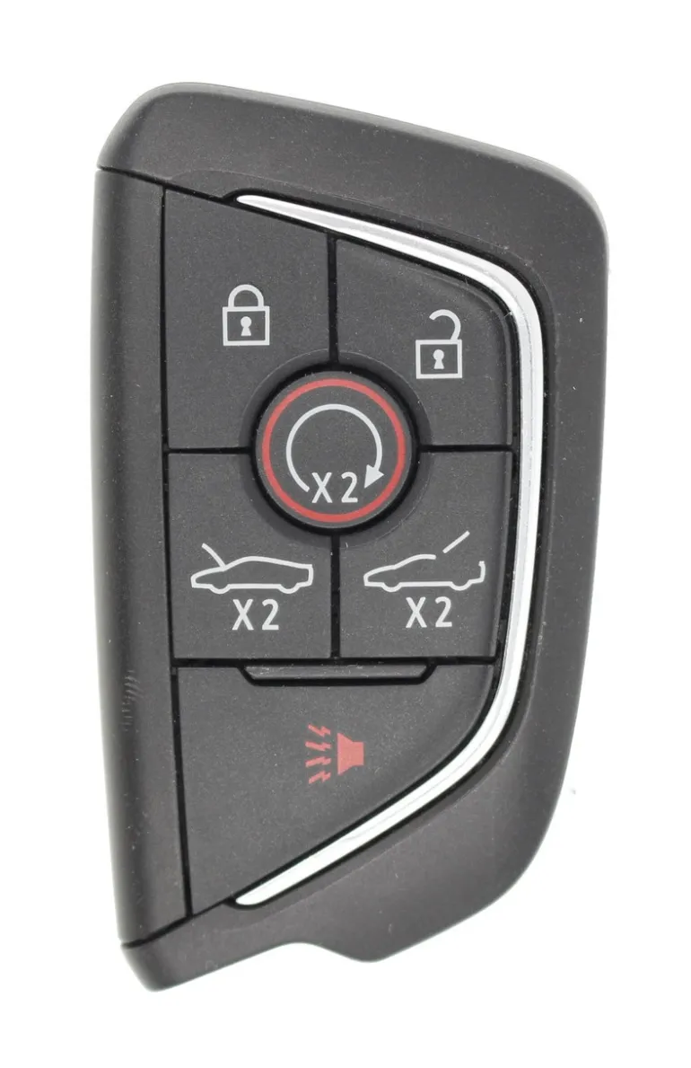 Unrefurbished OEM Chevrolet Corvette YG0G20TB1 6 Button Key Fob - Grade A