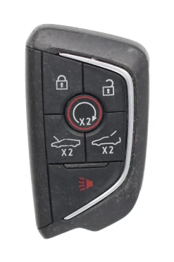Unrefurbished OEM Chevrolet 13554498 YG0G20TB1 6 Button Key Fob - Grade A