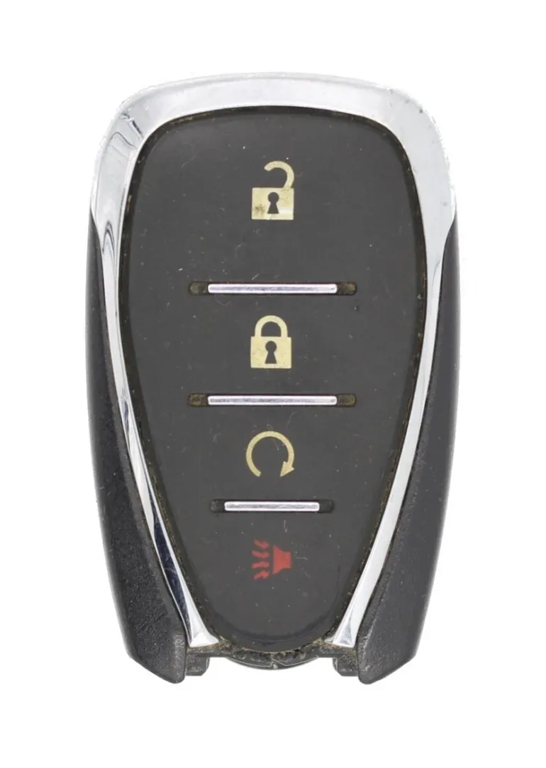 Unrefurbished OEM Chevrolet 13522874B HYQ4AS 4 Button w/ Remote Start Key Fob - Grade C