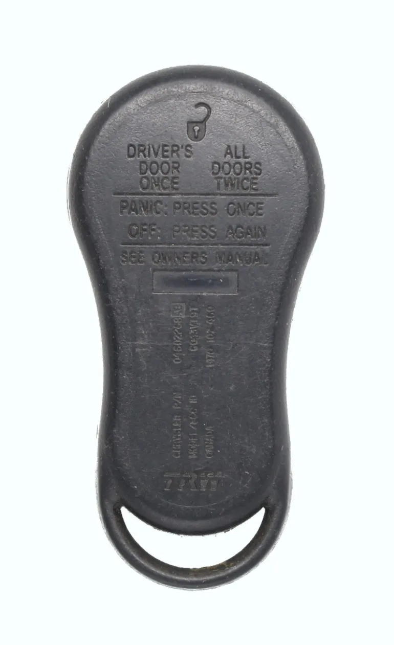 Unrefurbished OEM Chrsyler Dodge GQ43VT9T 4 Button Key Fob - Grade C