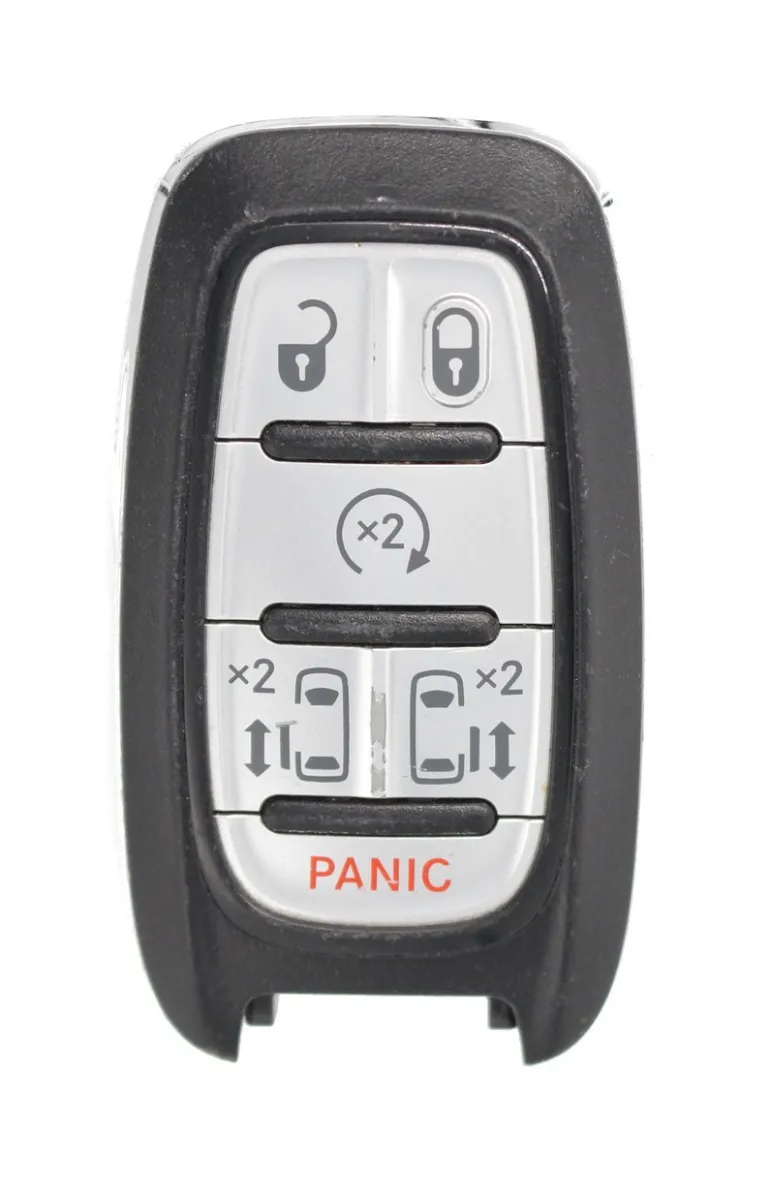 Unrefurbished OEM Chrysler 68217829AC M3N-97395900 6 Button Key Fob - Grade C