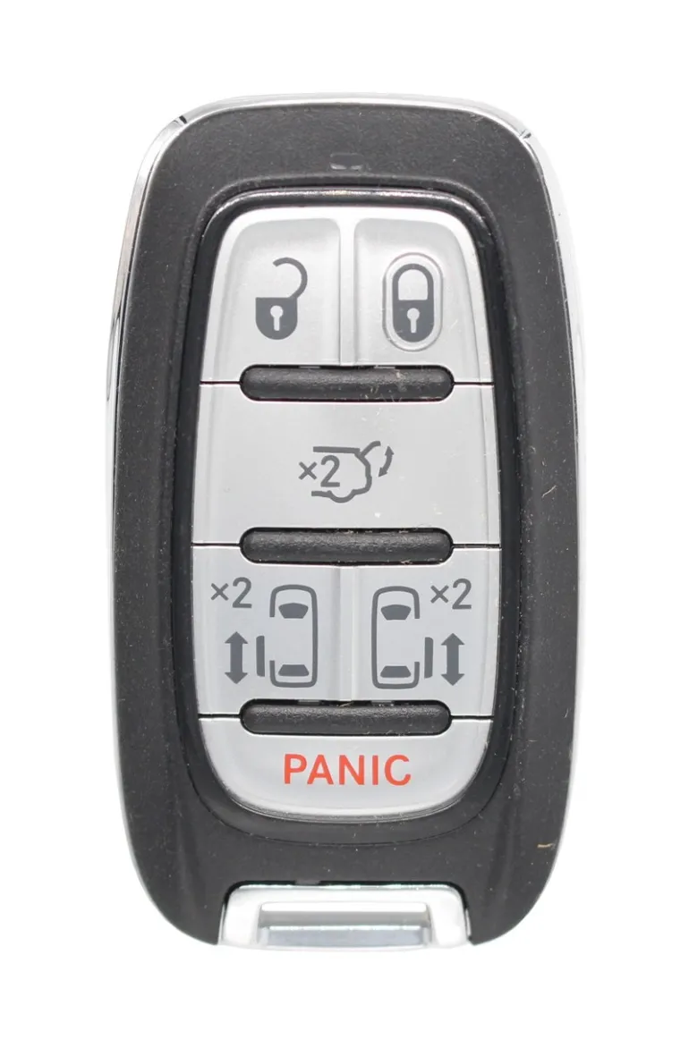 Unrefurbished OEM Chrysler 68241532 6 Button Key Fob - Grade A