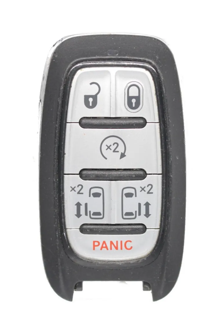 Unrefurbished OEM Chrysler 68217829 6 Button Key Fob - Grade A
