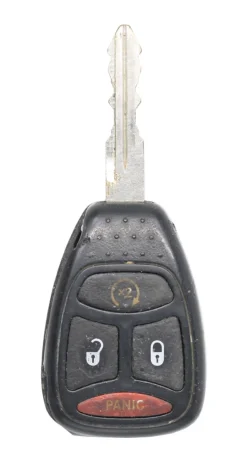 Unrefurbished OEM Chrysler Dodge Jeep 68002316AA KOBDT04A 4 Button Key Fob - Grade C