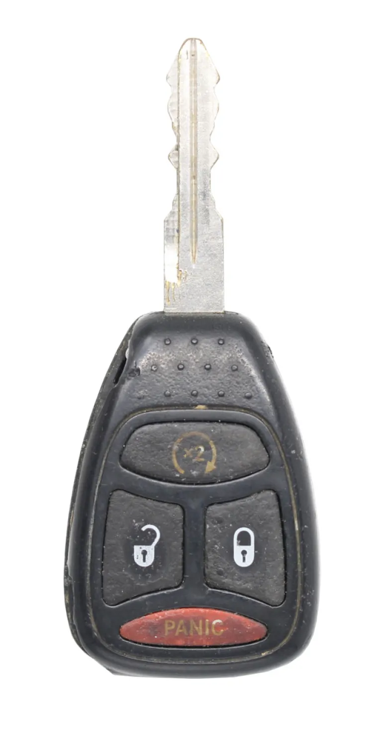 Unrefurbished OEM Chrysler Dodge Jeep 68002316AA KOBDT04A 4 Button Key Fob - Grade C