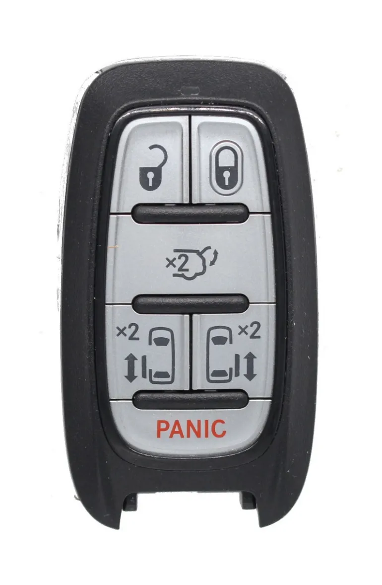 Unrefurbished OEM Chrysler M3N-97395900 6 Button Key Fob - Grade C