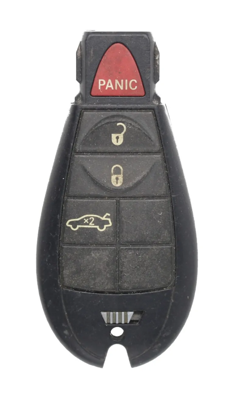 Unrefurbished OEM Dodge 56046771AA M3N32297100 4 Button Key Fob w/ Remote Start - Grade C