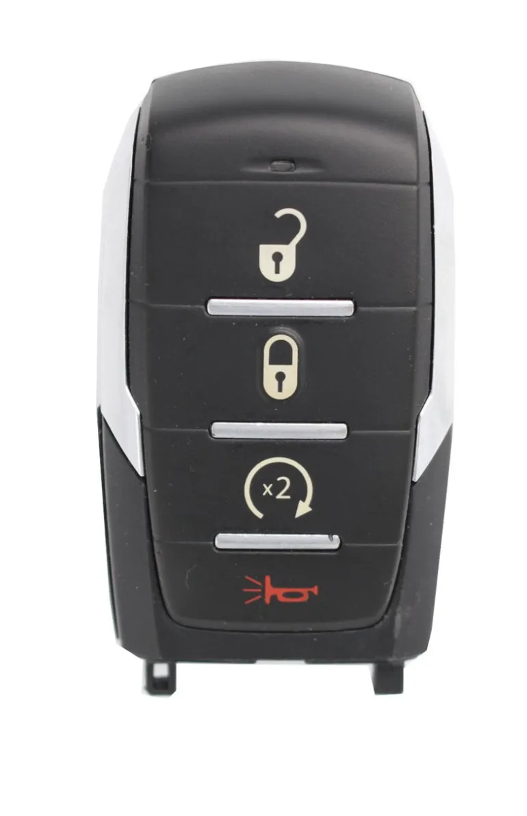 Unrefurbished OEM Dodge 68462106AA OHT-4882056 4 Button Key Fob - Grade A