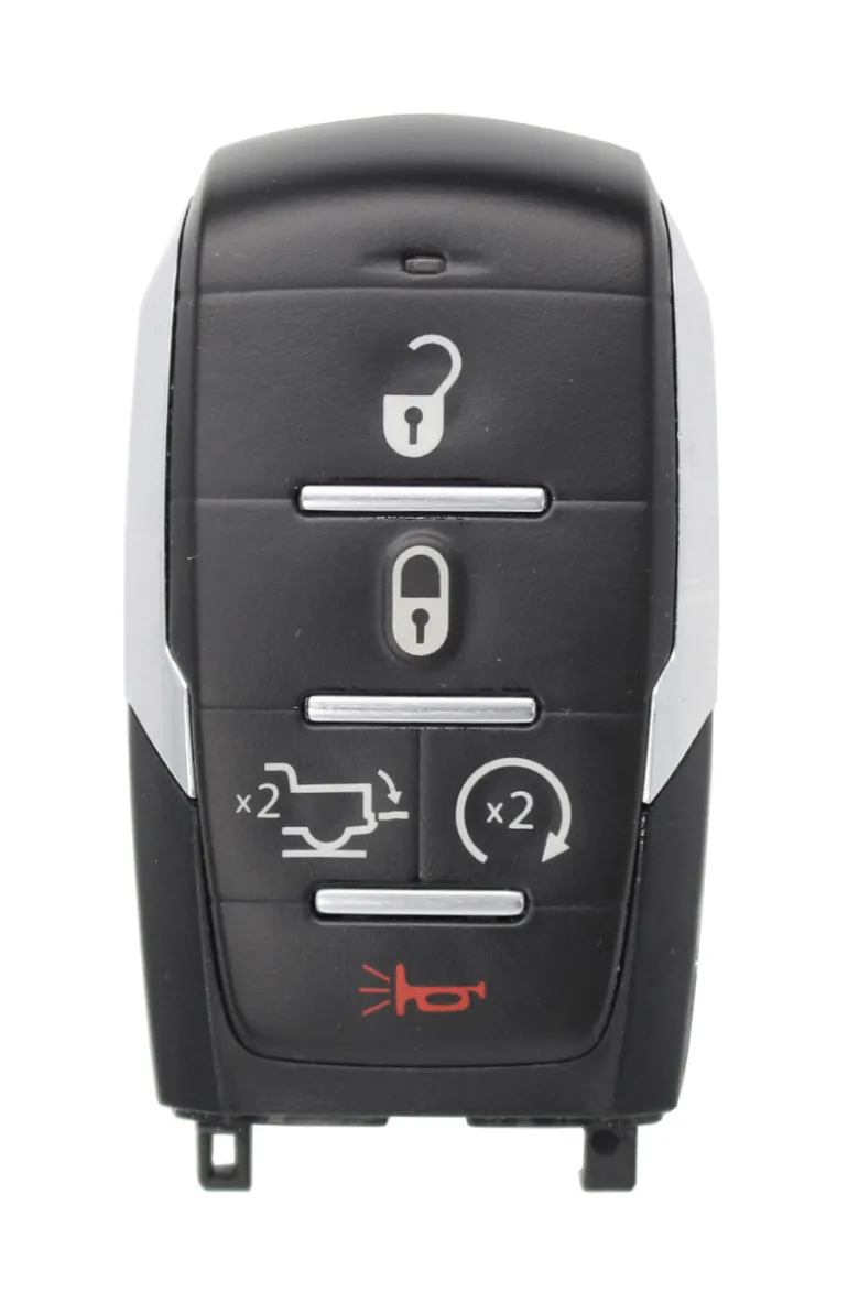 Unrefurbished OEM Dodge 68462107AA OHT-4882056 5 Button Key Fob - Grade A