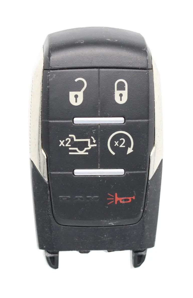 Unrefurbished OEM Dodge 68375456AB GQ4-76T 5 Button Key Fob w/ Remote Start - Grade C