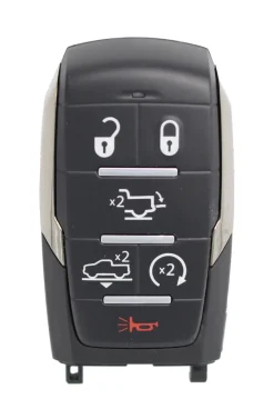 Unrefurbished OEM Dodge 68442912AB OHT-4882056 6 Button Key Fob - Grade A