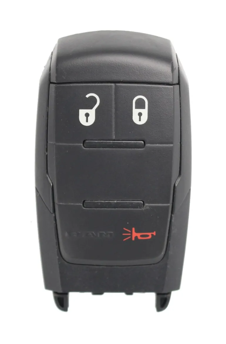 Unrefurbished OEM Dodge GQ4-76T 3 Button Key Fob w/ Remote Start - Grade C